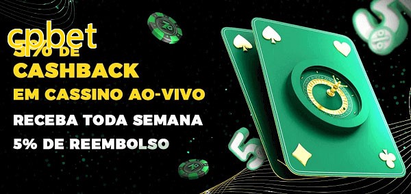 Promoções do cassino ao Vivo cpbet